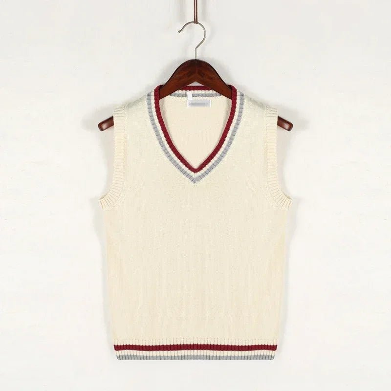 Crofton V-neck Cable Knit Sweater Vest