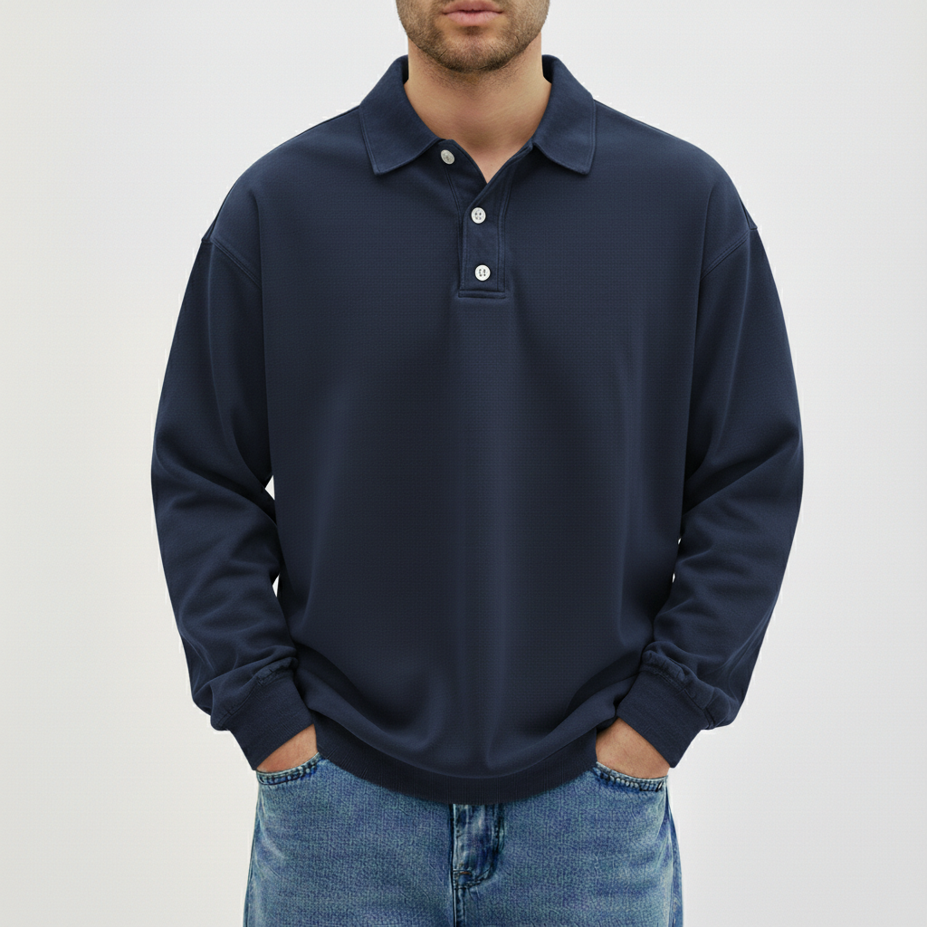 Montclair Men’s Long Sleeve Polo Shirt | Casual