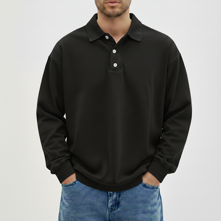 Montclair Men’s Long Sleeve Polo Shirt | Casual