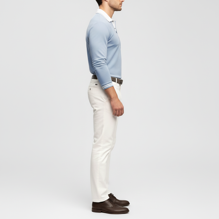 Montaire Men's Long Sleeve Polo | Refined