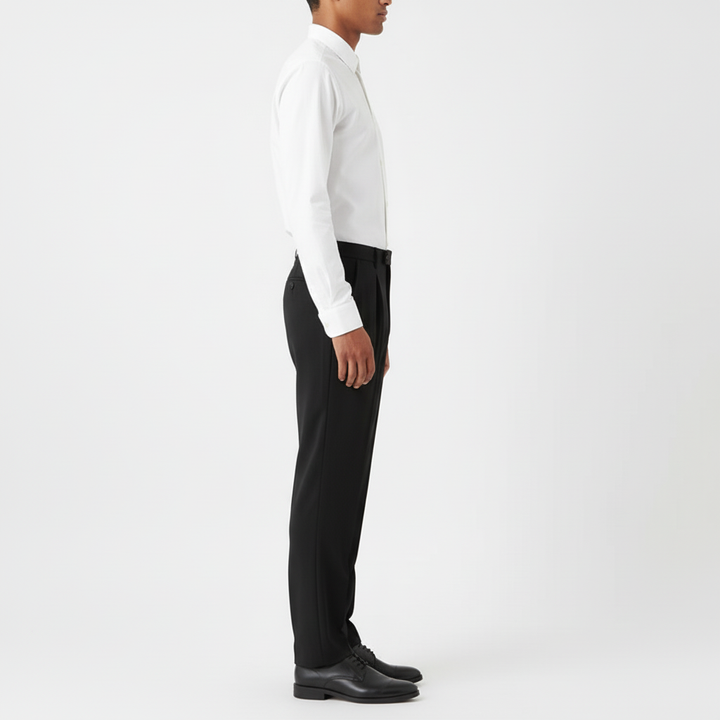 Riverton Men's Pleated Workwear Trousers | Chino