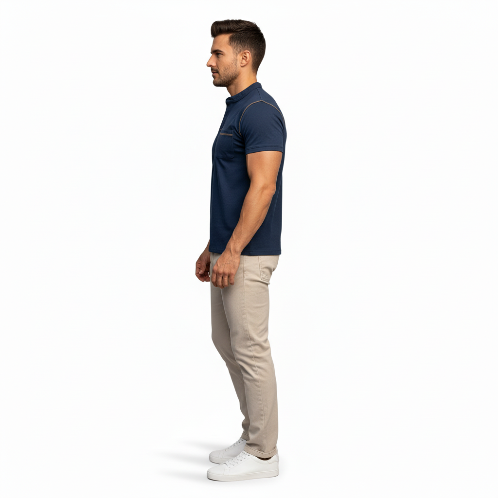 Corvane Men's Short Sleeve Henley Shirt | Casual
