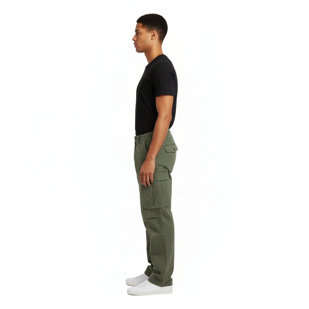 Ironvale Men's Wide Leg Cargo Pants | Baggy