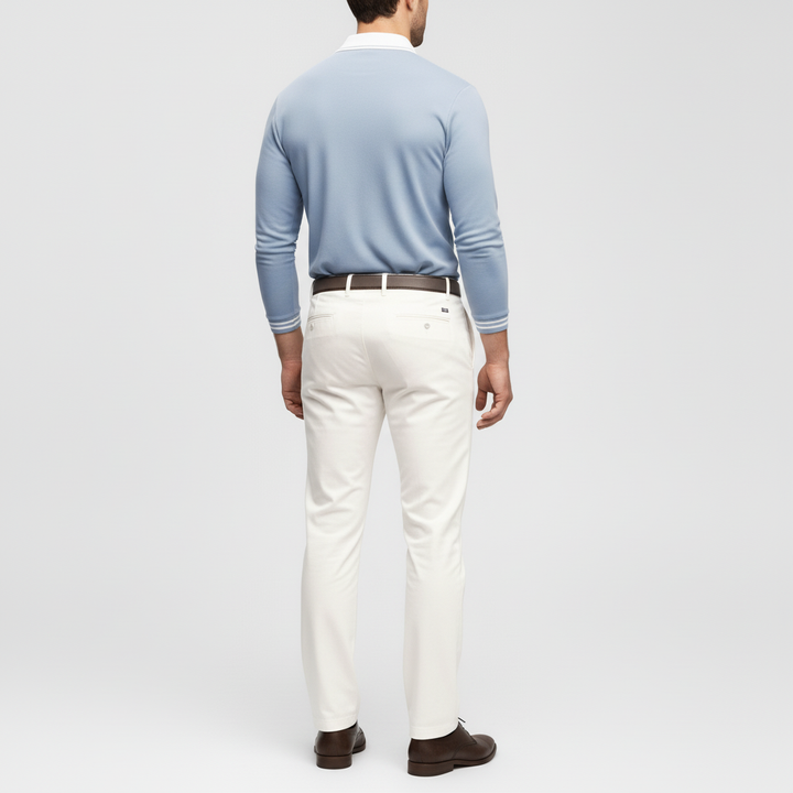 Montaire Men's Long Sleeve Polo | Refined