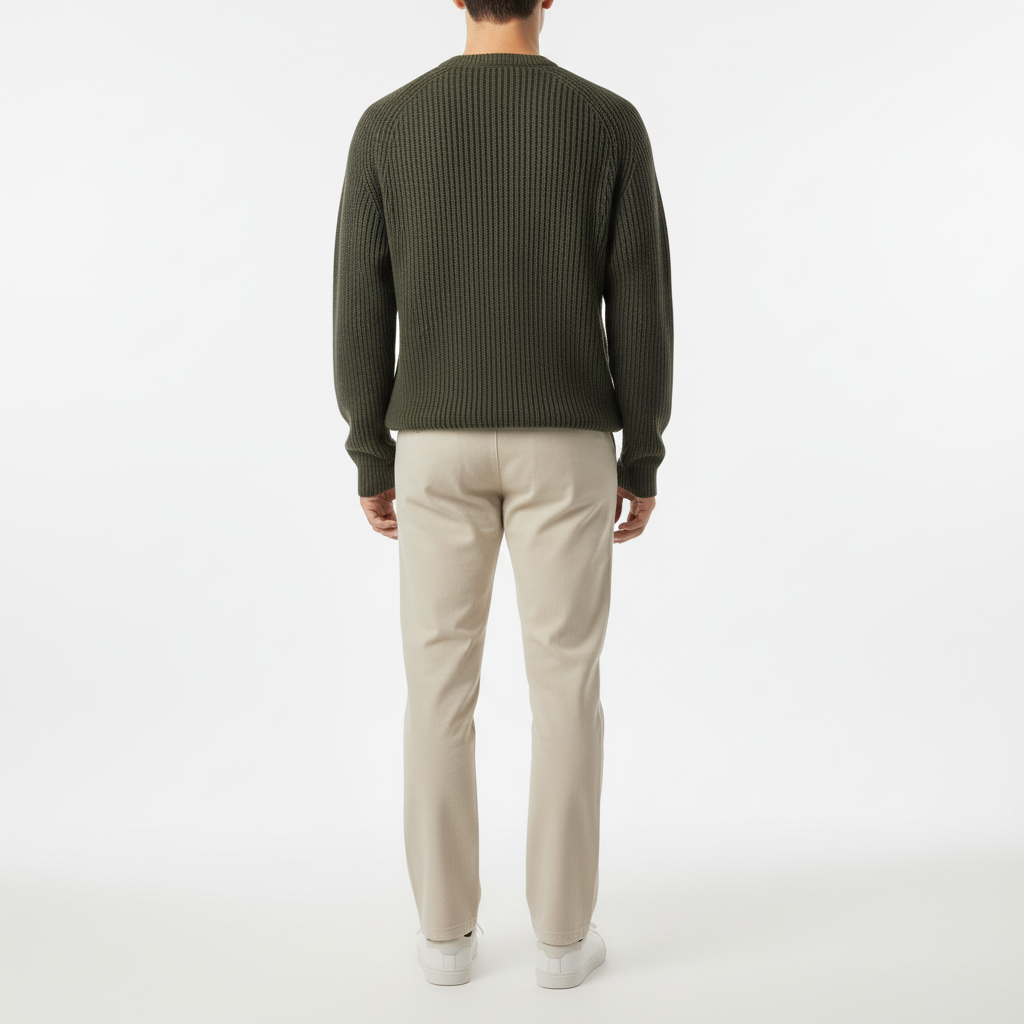 Montivale Men's Long Sleeve Waffle Knit Sweater | Spring