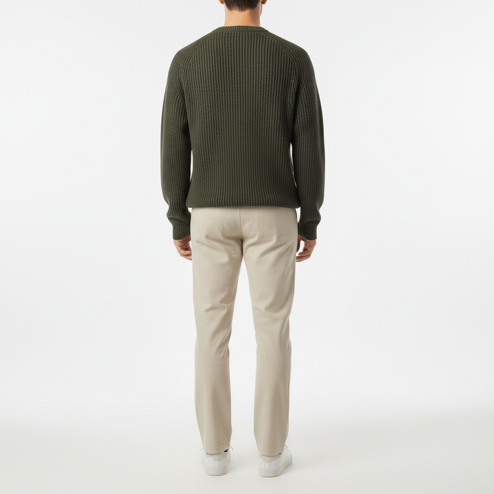 Montivale Men's Long Sleeve Waffle Knit Sweater | Spring