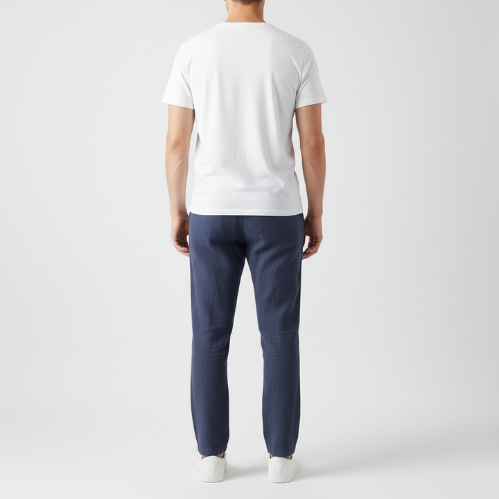 Astrell Men's Comfortable Linen Drawstring Pants | Breathable