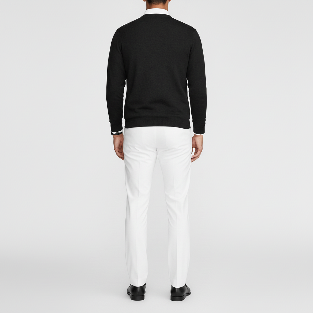 Noctaire Men’s Casual Crew Neck Sweater | Knit