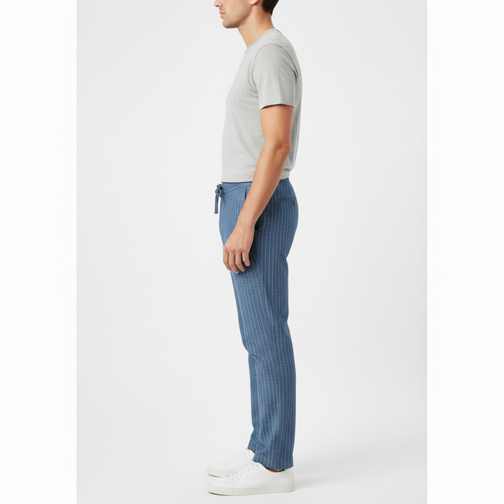 Elmont Men's Lighweight Pinstripe Trousers | Work