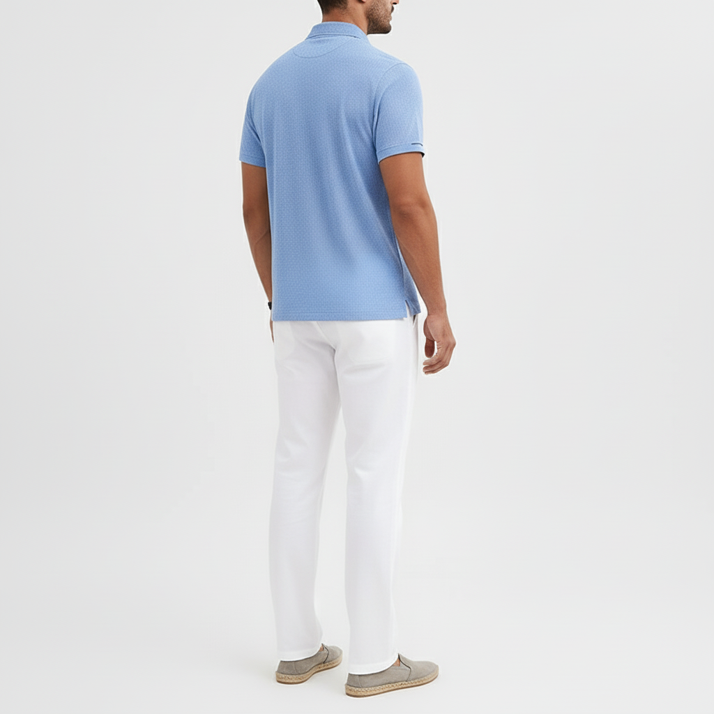 Lioren Men's Lightweight Breathable Polo Shirt | Casual