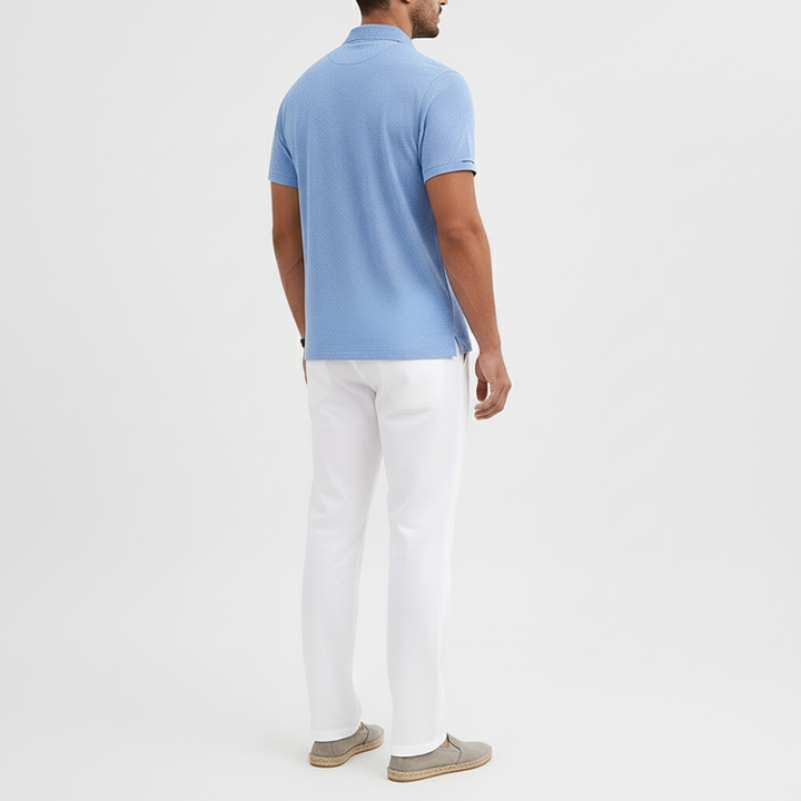 Lioren Men's Lightweight Breathable Polo Shirt | Casual