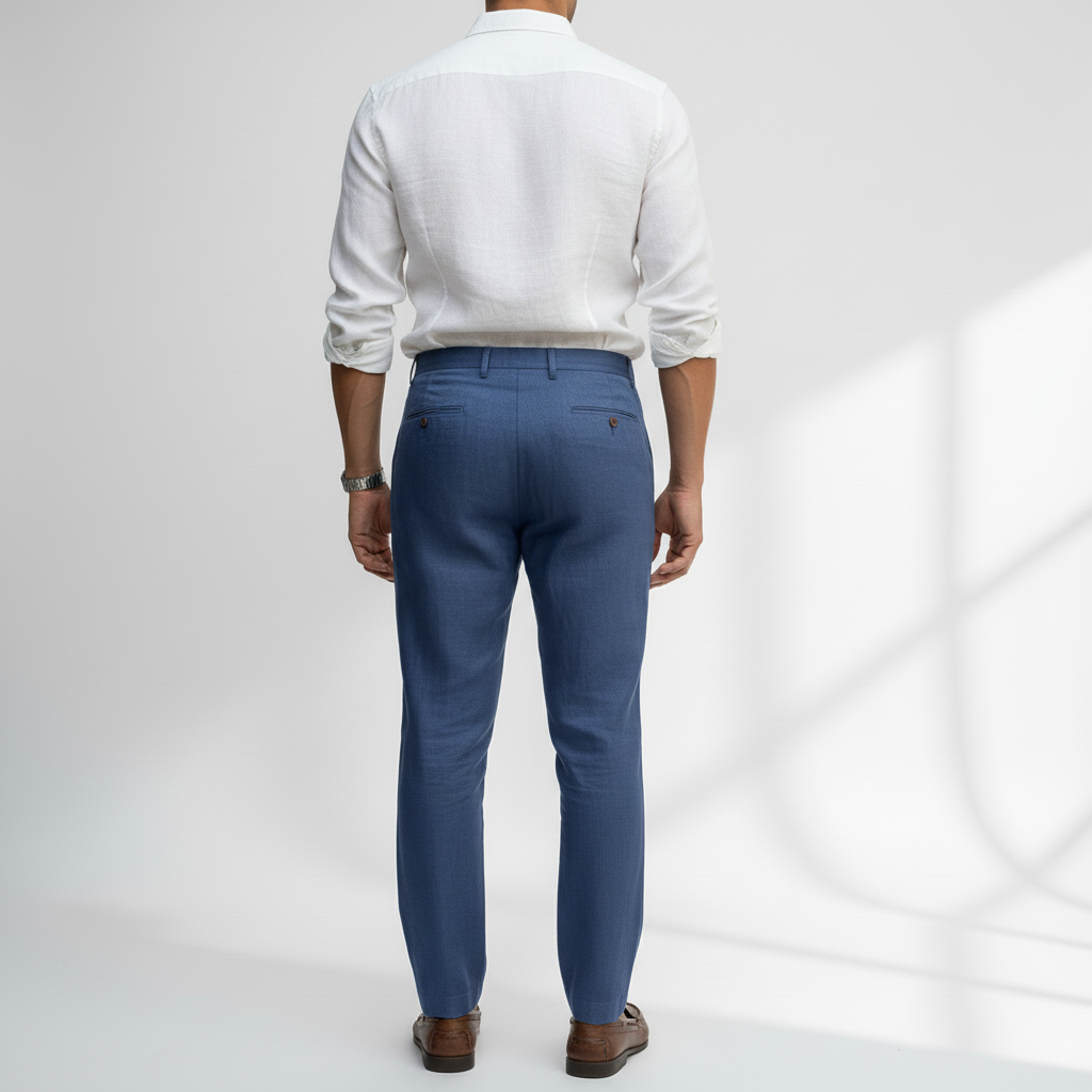 Valcreston Men's Linen Casual Dress Pants | Work