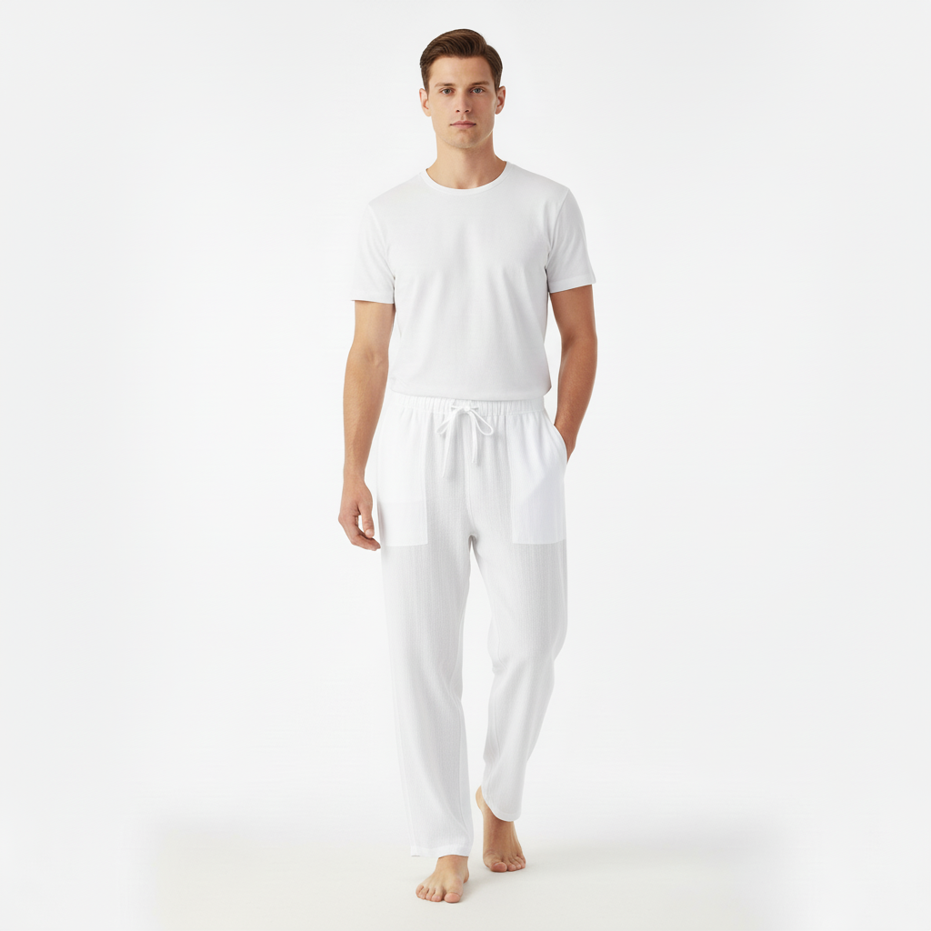 Lunaro Men's Wide Leg Breathable Pants | Lightweight