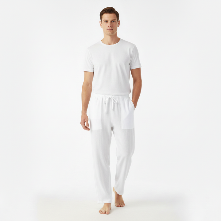 Lunaro Men's Wide Leg Breathable Pants | Lightweight