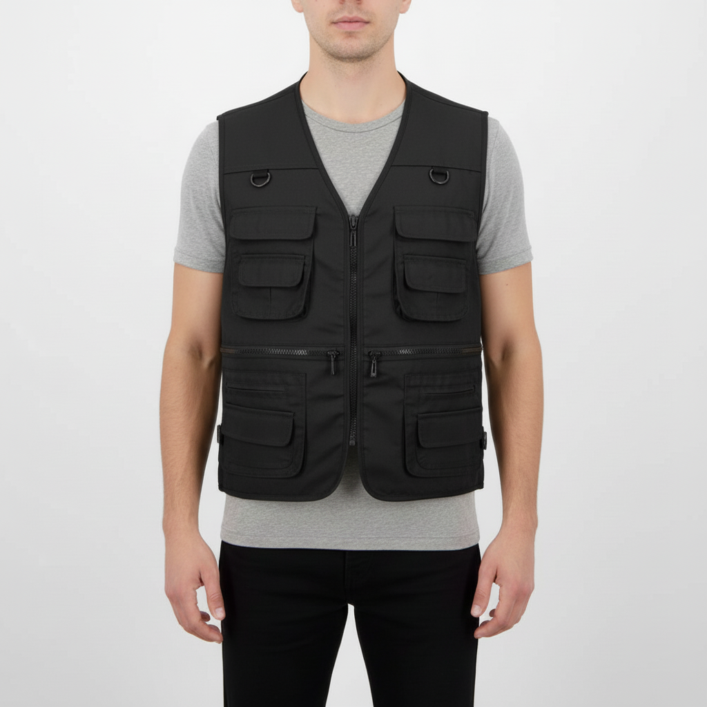 Nordaire Men's Multi Pocket Utility Vest | Hiking & Fishing