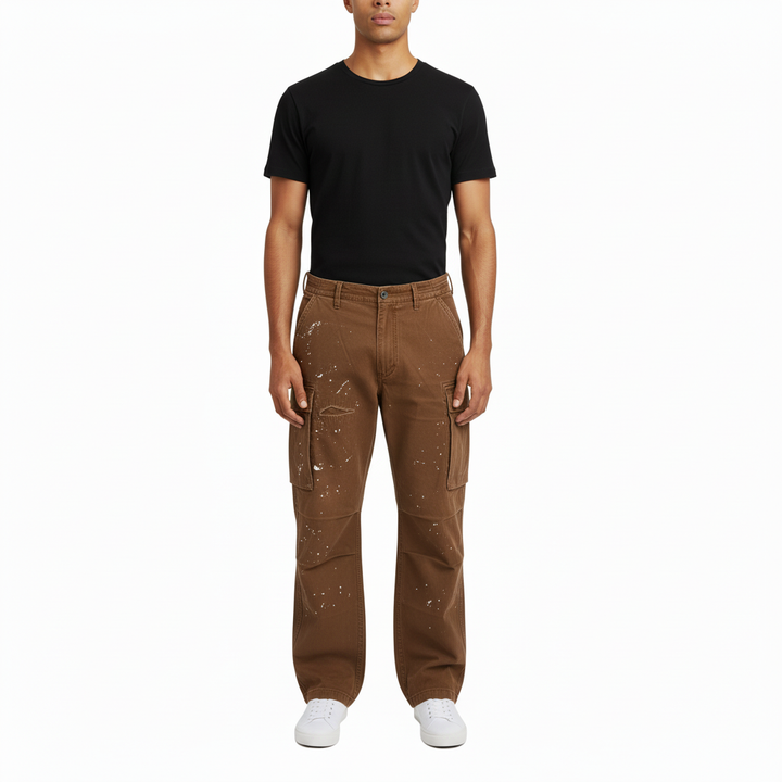 Ironvale Men's Wide Leg Cargo Pants | Baggy