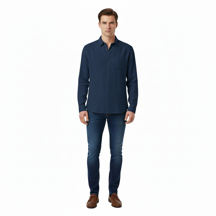 Liorenzo Men's Long Sleeve Button Up Shirt | Casual