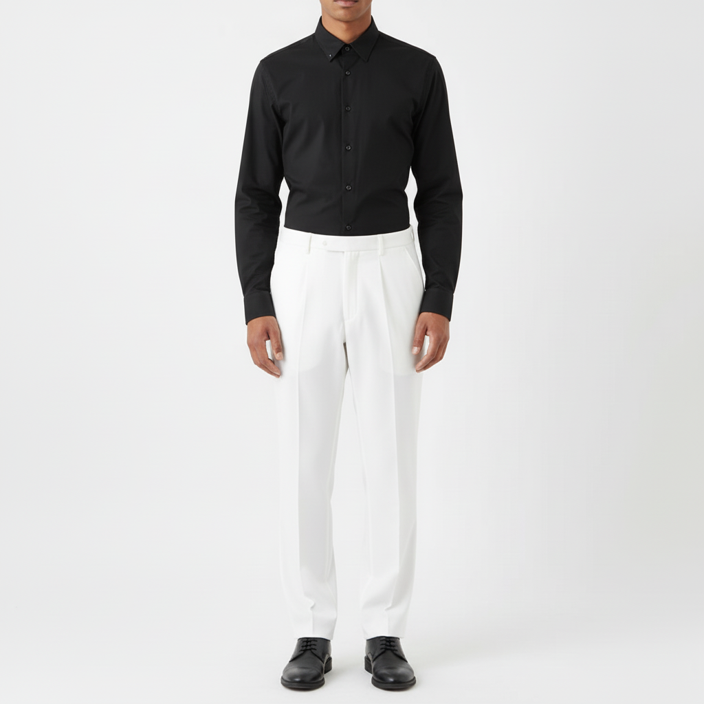 Riverton Men's Pleated Workwear Trousers | Chino
