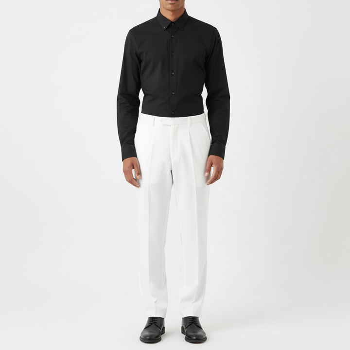 Riverton Men's Pleated Workwear Trousers | Chino