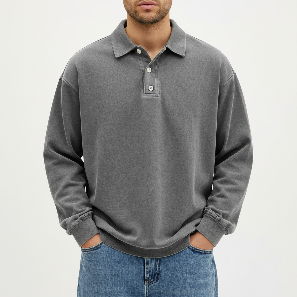 Montclair Men’s Long Sleeve Polo Shirt | Casual