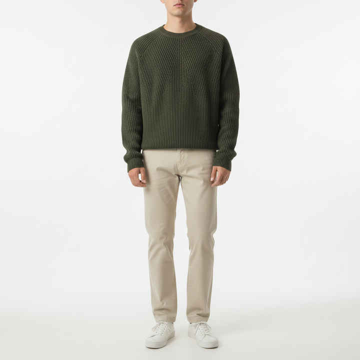 Montivale Men's Long Sleeve Waffle Knit Sweater | Spring