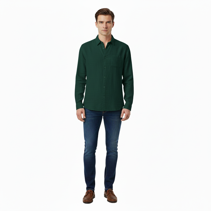 Liorenzo Men's Long Sleeve Button Up Shirt | Casual