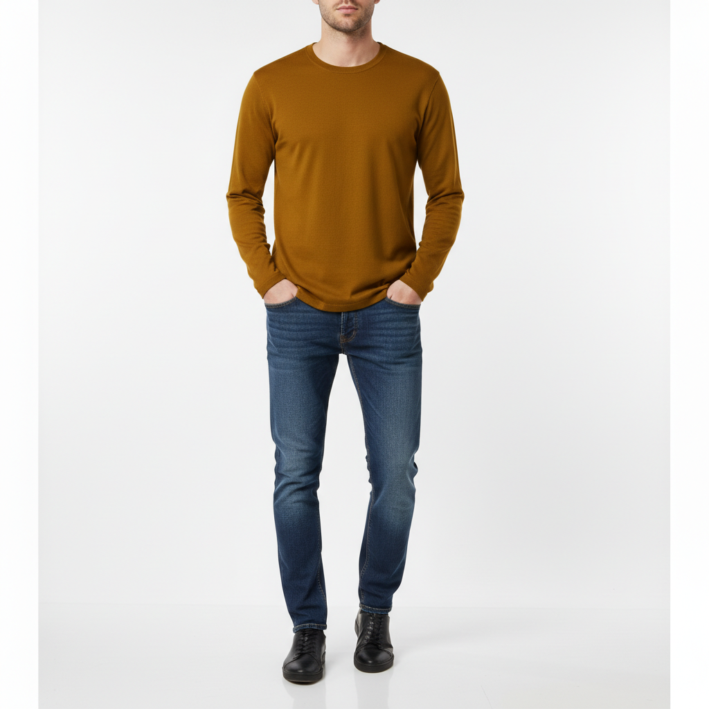 Aurelian Men's Crew Neck Long Sleeve Shirt