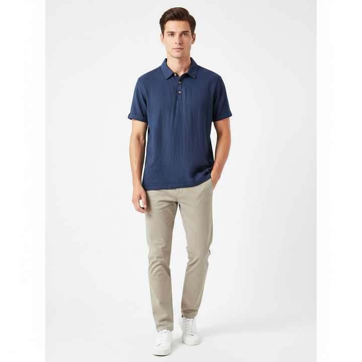 Navier Men's Short Sleeve Polo | Casual