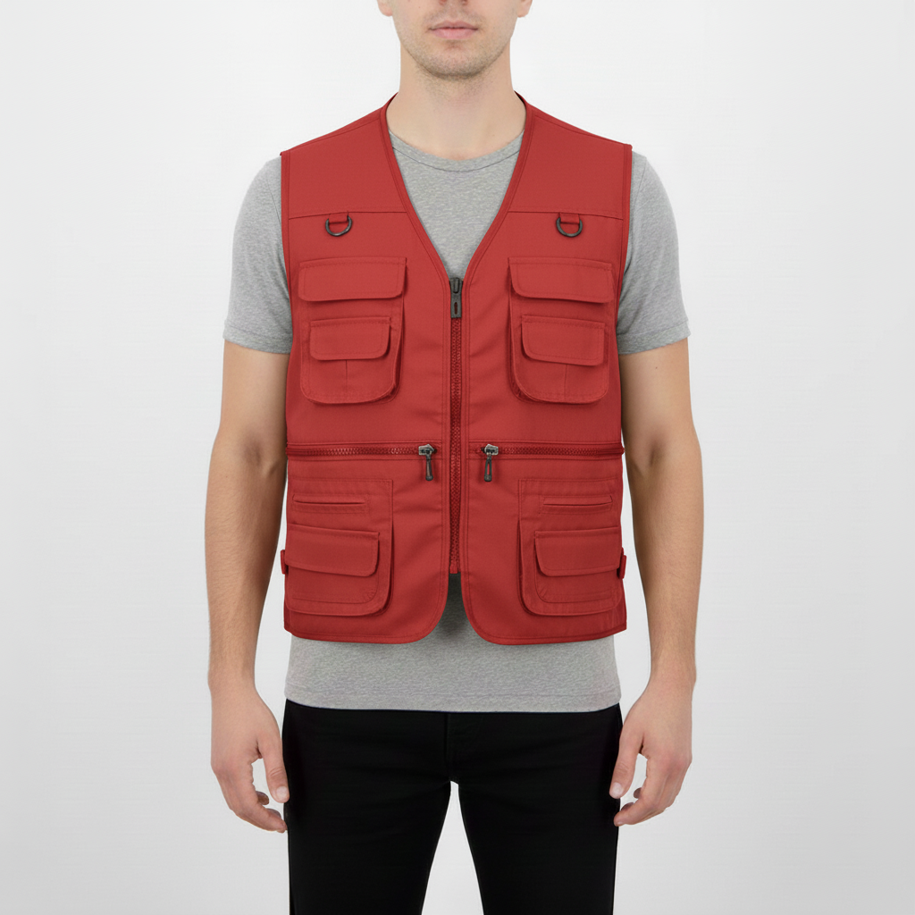 Nordaire Men's Multi Pocket Utility Vest | Hiking & Fishing
