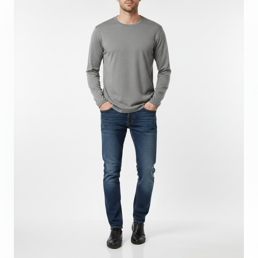 Aurelian Men's Crew Neck Long Sleeve Shirt