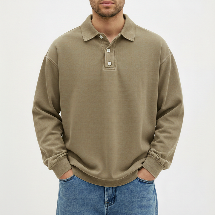 Montclair Men’s Long Sleeve Polo Shirt | Casual