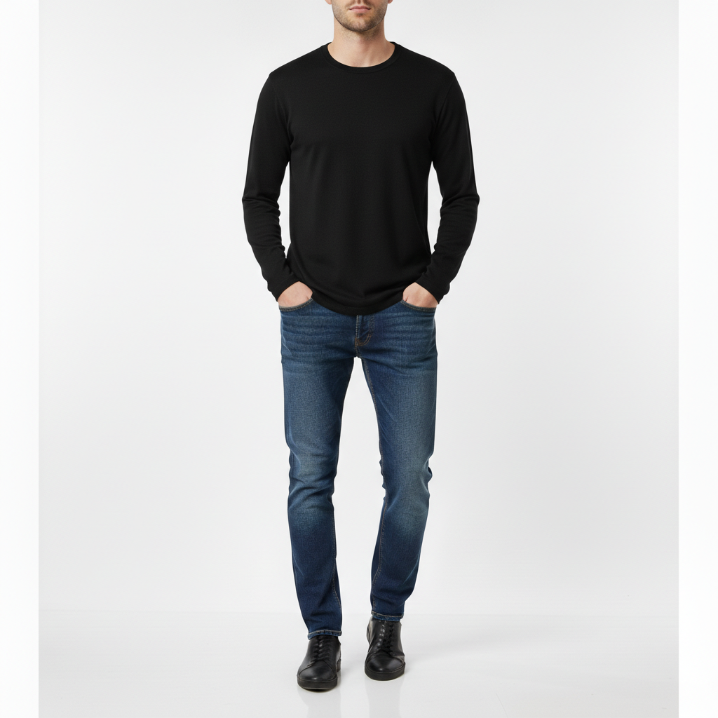 Aurelian Men's Crew Neck Long Sleeve Shirt