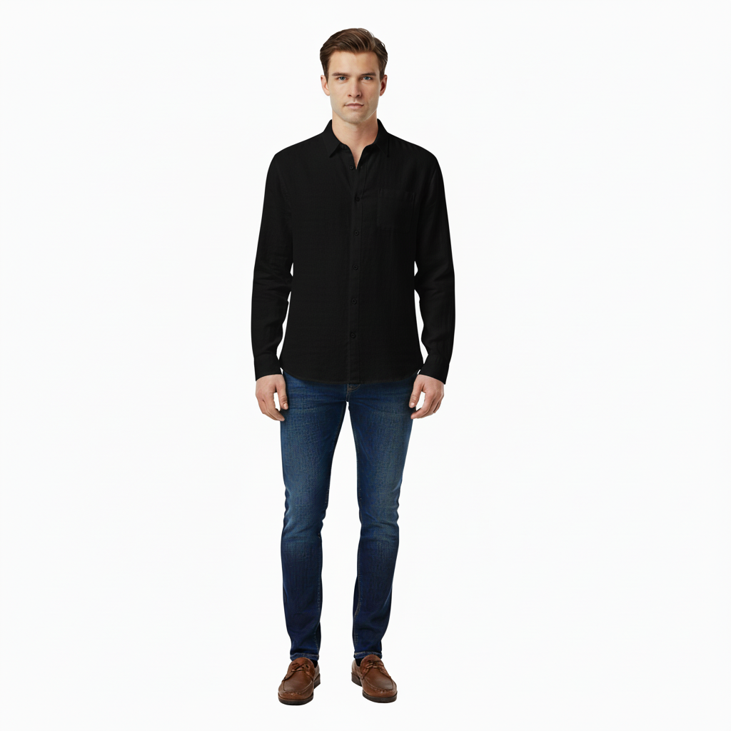 Liorenzo Men's Long Sleeve Button Up Shirt | Casual