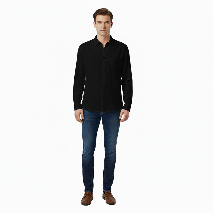 Liorenzo Men's Long Sleeve Button Up Shirt | Casual