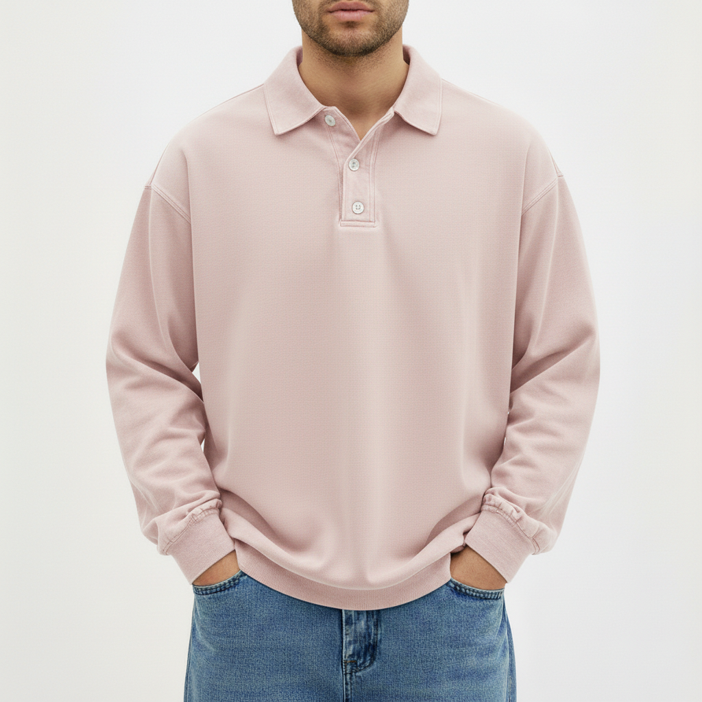 Montclair Men’s Long Sleeve Polo Shirt | Casual