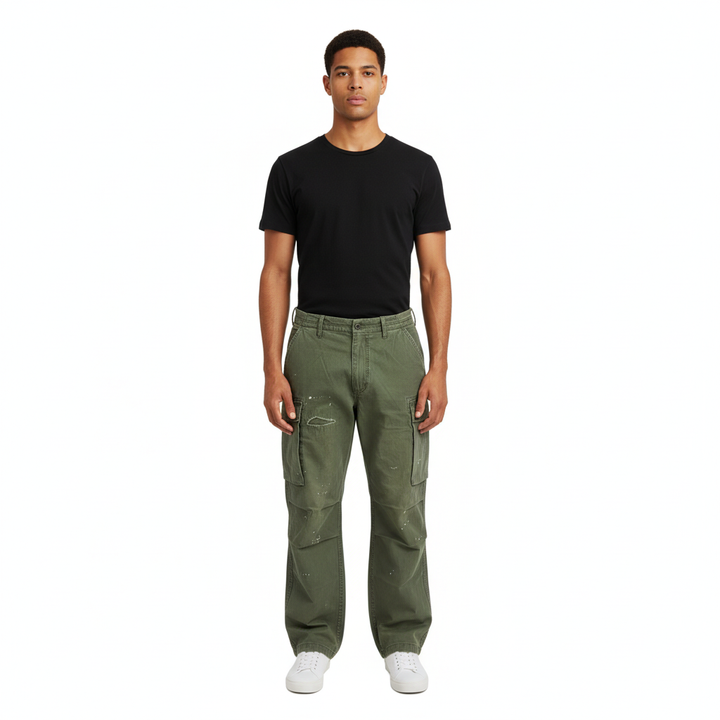 Ironvale Men's Wide Leg Cargo Pants | Baggy