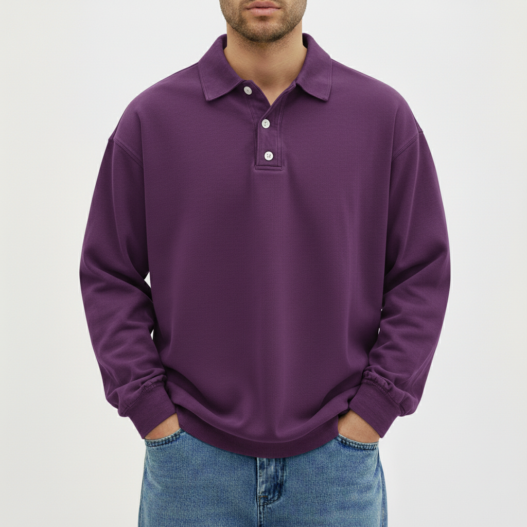 Montclair Men’s Long Sleeve Polo Shirt | Casual