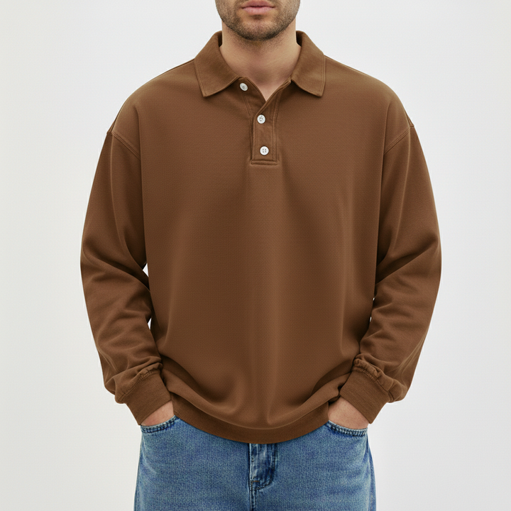 Montclair Men’s Long Sleeve Polo Shirt | Casual