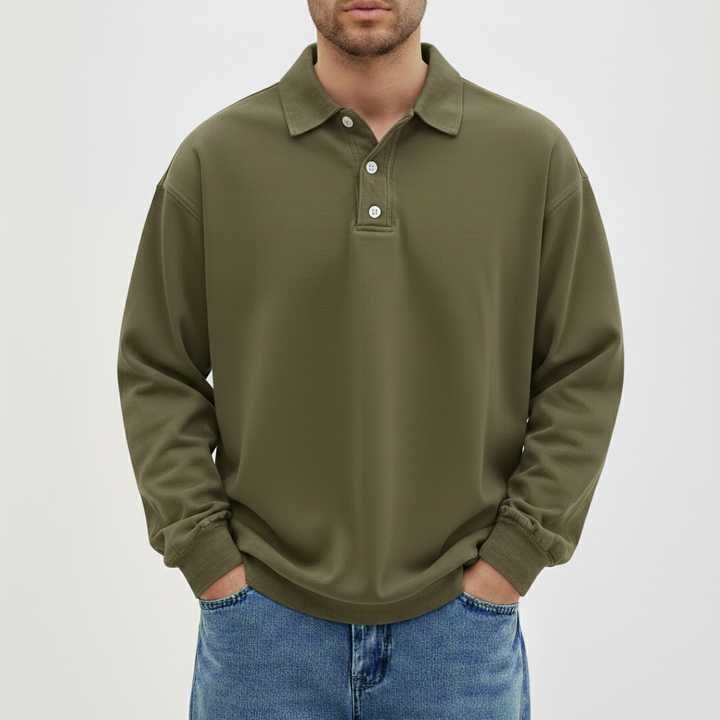 Montclair Men’s Long Sleeve Polo Shirt | Casual