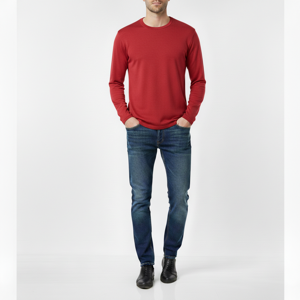 Aurelian Men's Crew Neck Long Sleeve Shirt