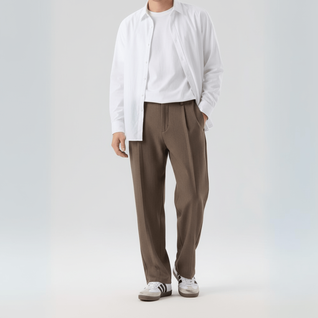 Elston Men's Pleated Trousers