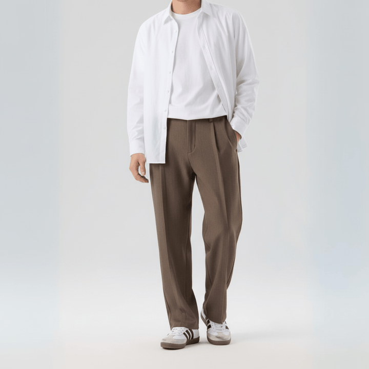 Elston Men's Pleated Trousers
