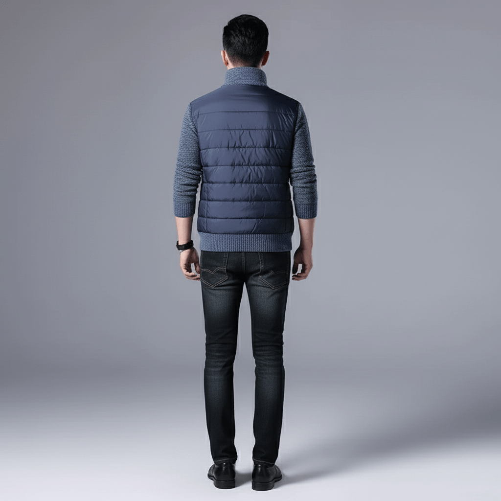 Erwin Men's Hybrid Puffer Sweater Jacket | Winter