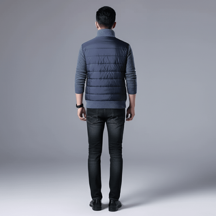 Erwin Men's Hybrid Puffer Sweater Jacket | Winter