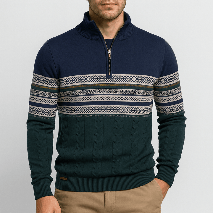 Frostmark Men's Half Zip Sweater