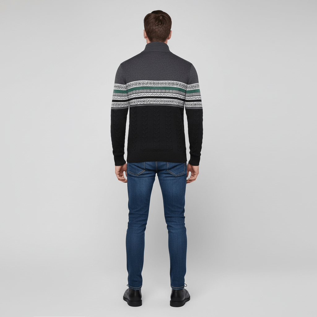 Frostmark Men's Half Zip Sweater
