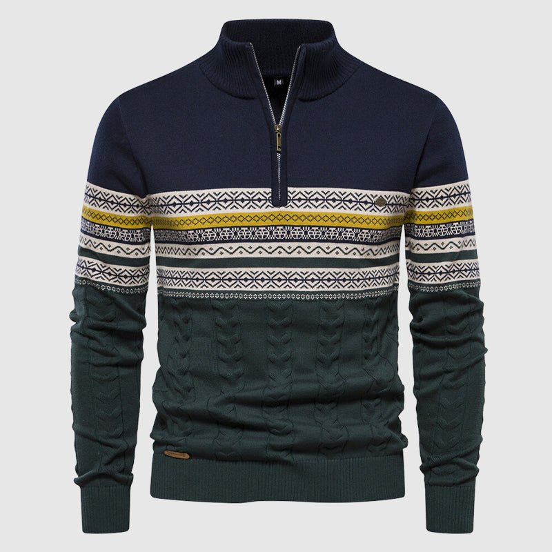 Frostmark Men's Half Zip Sweater