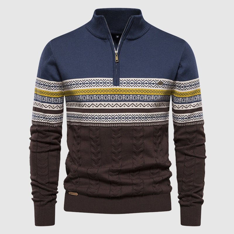 Frostmark Men's Half Zip Sweater