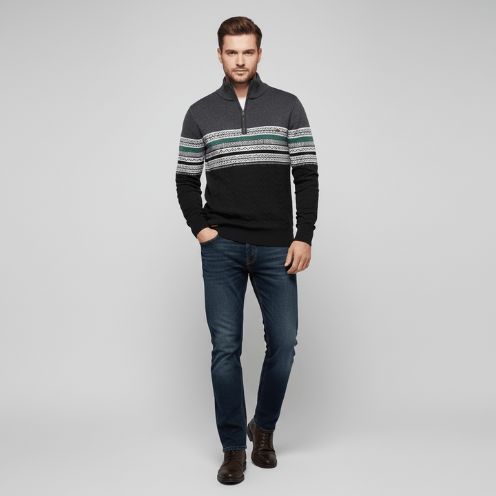 Frostmark Men's Half Zip Sweater