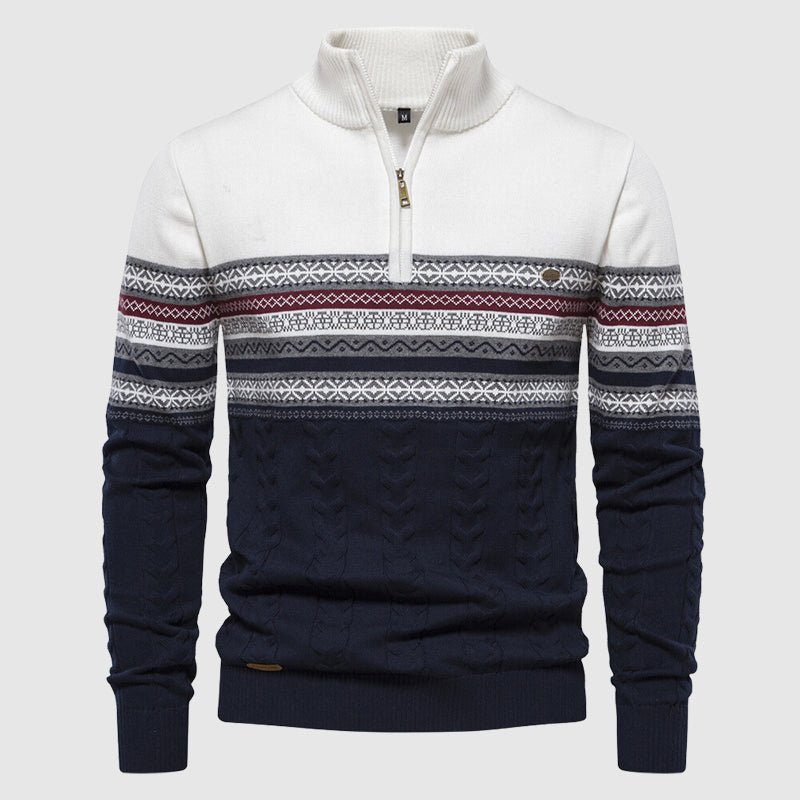Frostmark Men's Half Zip Sweater